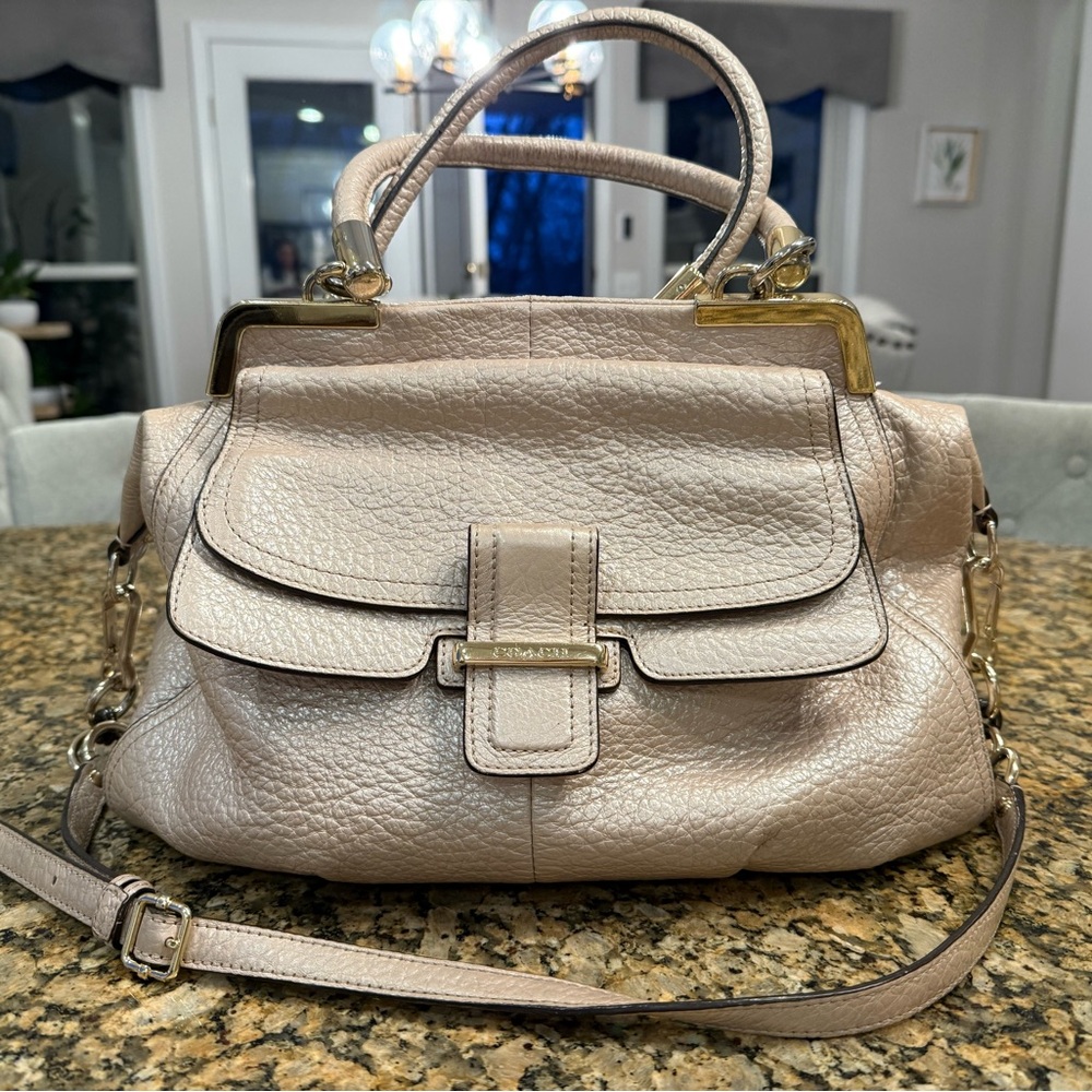 Coach Madison Pinnacle Pebbled Leather bag- limited edition